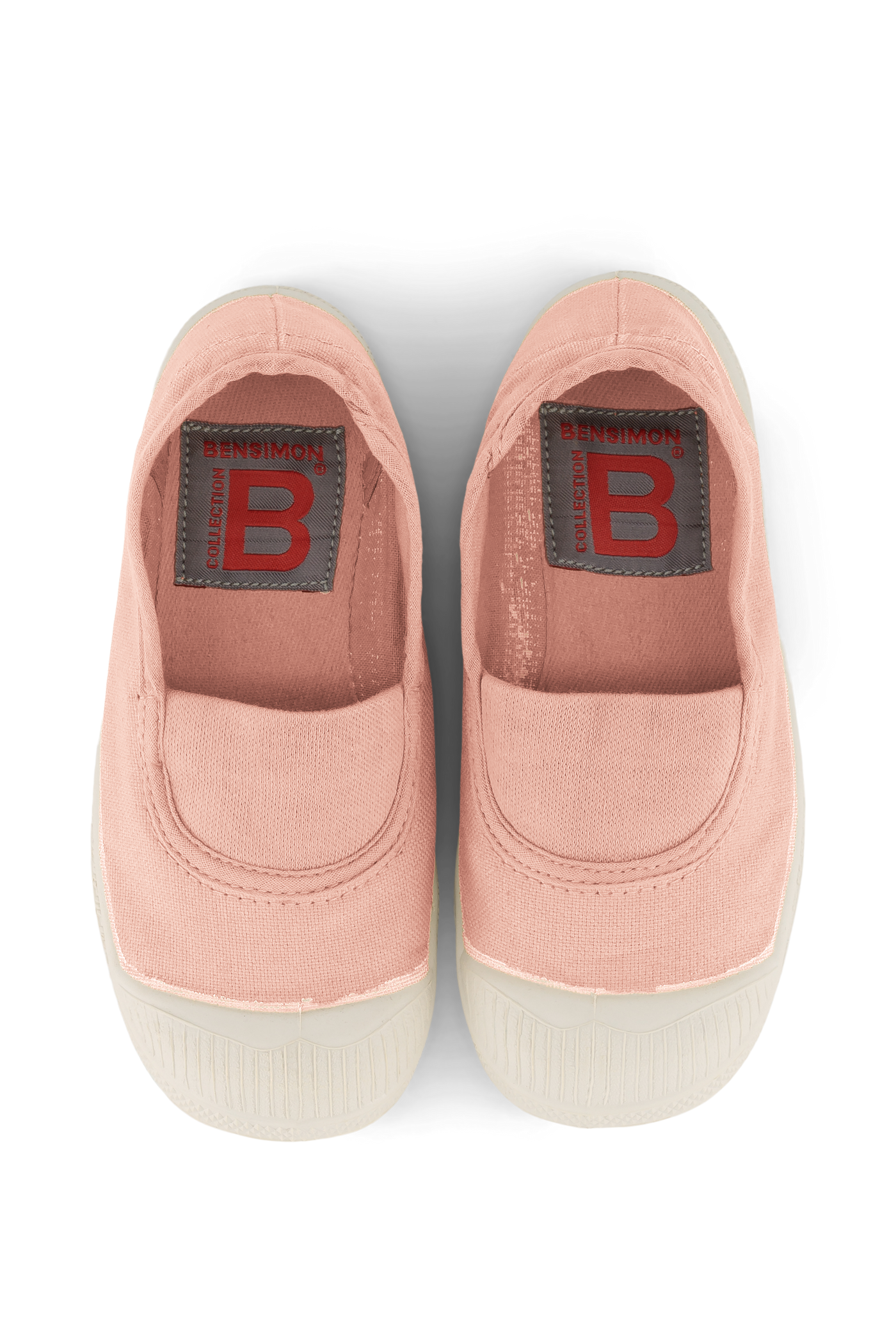 BENSIMON KIDS TENNIS ELASTIQUE ENFANT ROSE PALE - ÇOCUK AYAKKABISI