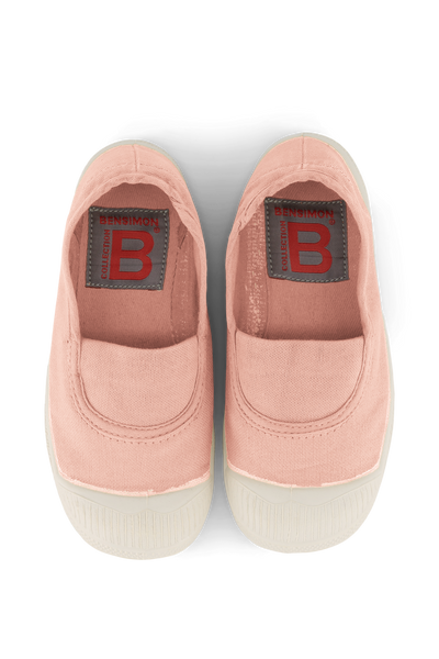 BENSIMON KIDS TENNIS ELASTIQUE ENFANT ROSE PALE - ÇOCUK AYAKKABISI