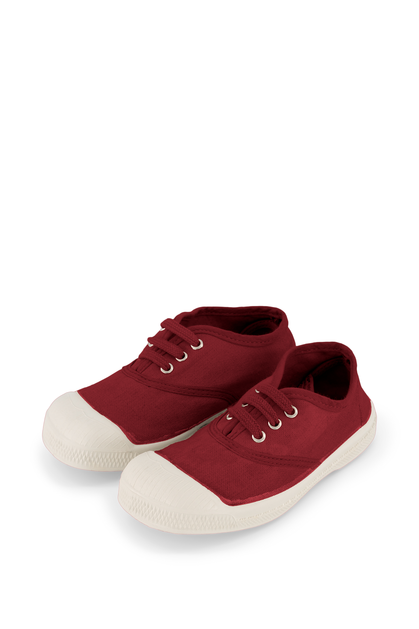 BENSIMON KIDS TENNIS LACETS ENFANT AMARANTE -  BORDO ÇOCUK AYAKKABISI