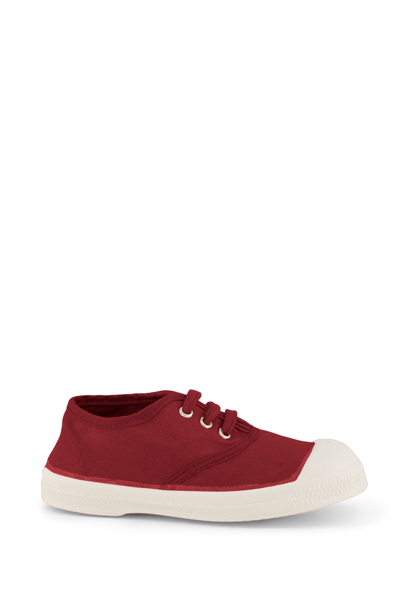 BENSIMON KIDS TENNIS LACETS ENFANT AMARANTE -  BORDO ÇOCUK AYAKKABISI