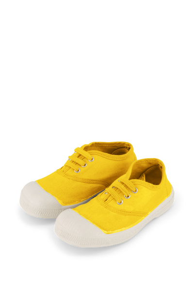 BENSIMON KIDS TENNIS LACETS ENFANT SOLEIL - ÇOCUK AYAKKABISI