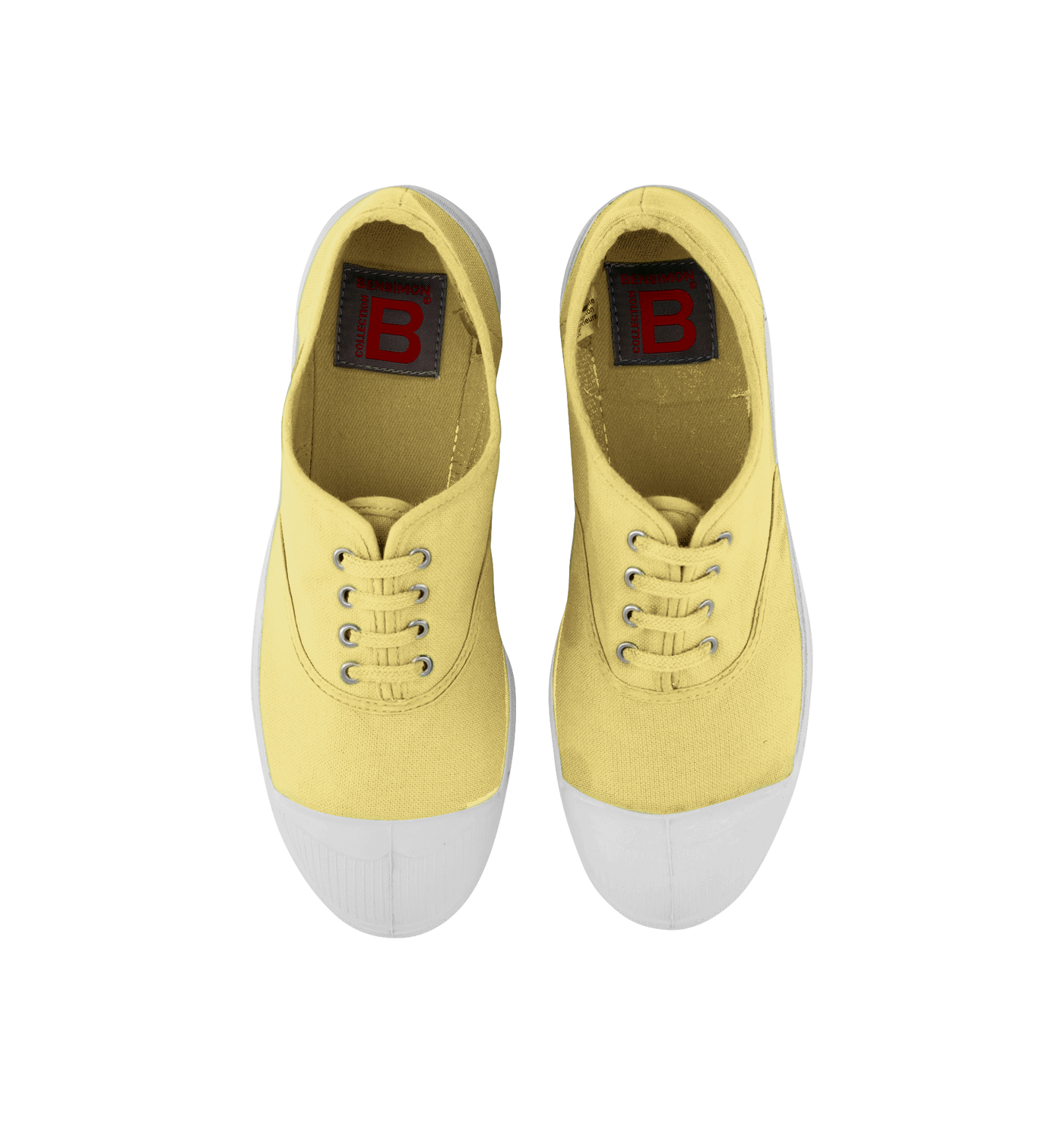 BENSIMON TENNIS LACETS FEMME CITRON - KADIN AYAKKABISI