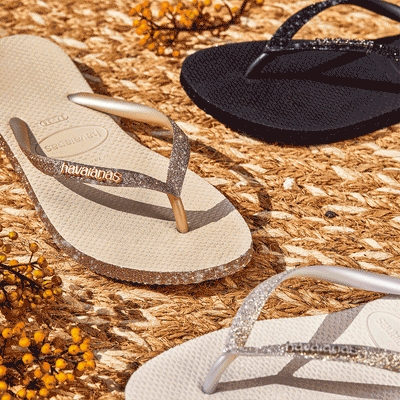 Havaianas Black Slim Glıtter - Siyah Yetişkin Terlik
