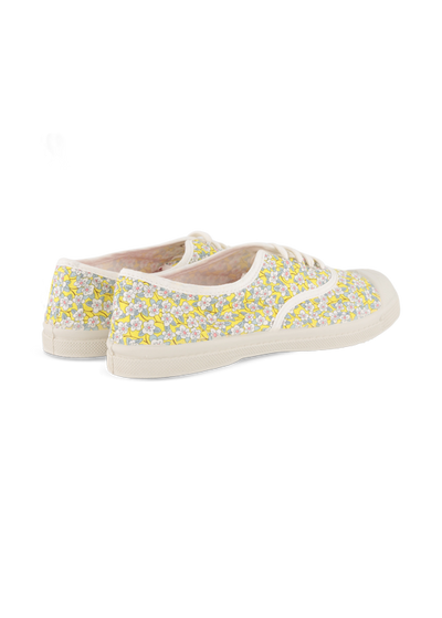 BENSIMON FLEURS JAUNE TENNIS LIBERTY - KADIN AYAKKABISI