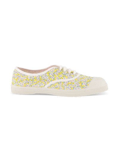 BENSIMON FLEURS JAUNE TENNIS LIBERTY - KADIN AYAKKABISI